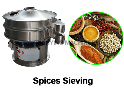 spices vibrating screen